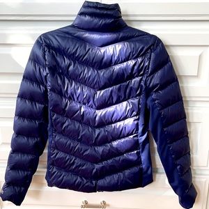 Blue Alo Down Puffer Coat